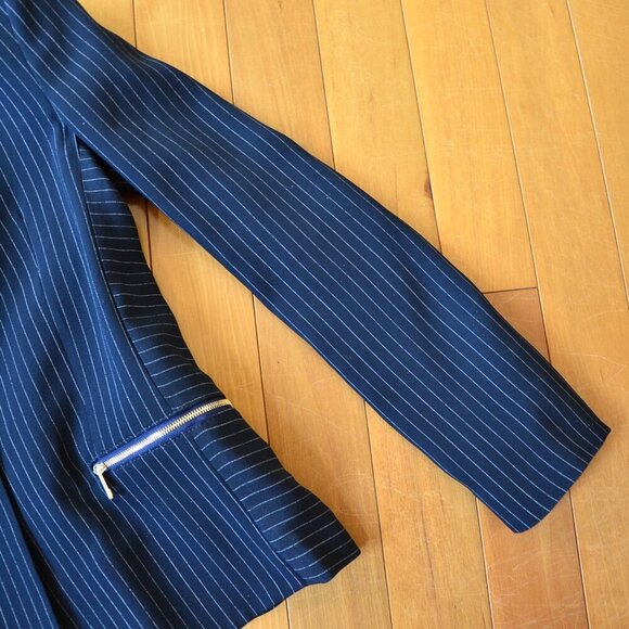 BOSS Jocalua Pinstripe Blazer Size 0 - Picture 10 of 16